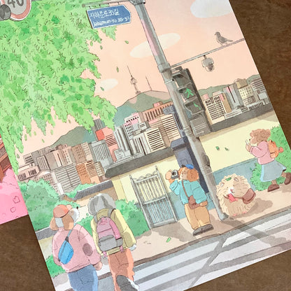 [ ARI ] Postcard - Hammy Seoul Journey: Golden Hour Glow