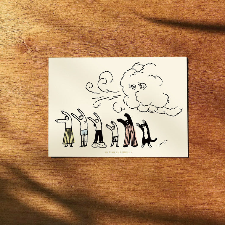 [ Huginn&Muninn ] Postcard - Whoo