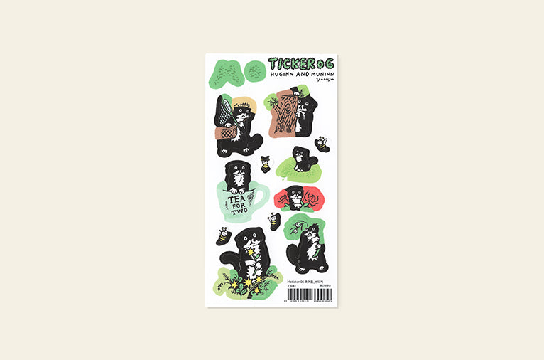 [ Huginn&Muninn ] Sticker - Moticker ver.6