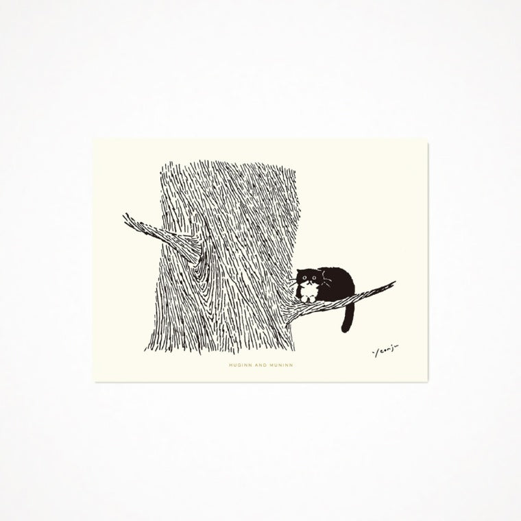 [ Huginn&Muninn ] Postcard - Mo on the Tree