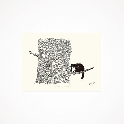 [ Huginn&Muninn ] Postcard - Mo on the Tree