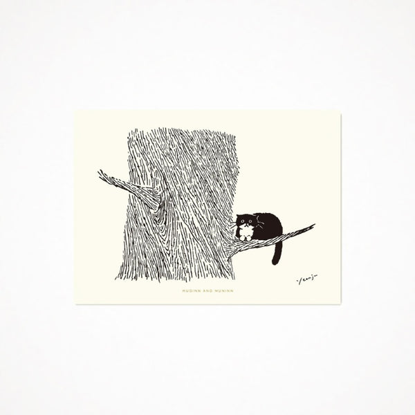[ Huginn&Muninn ] Postcard - Mo on the Tree