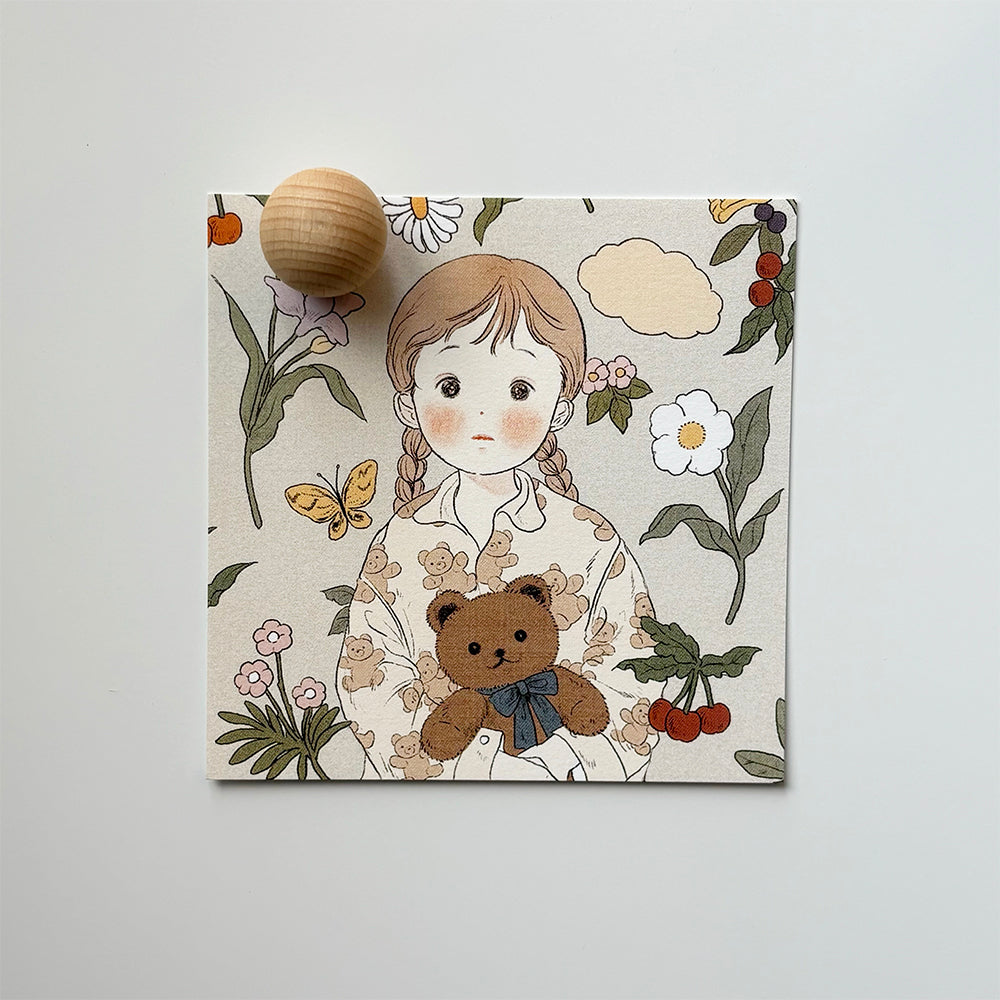 [ yoovora ] Postcard - Teddy Bear Club