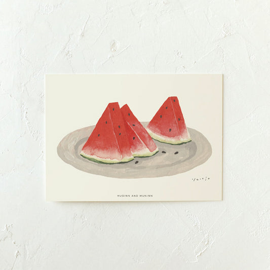 [ Huginn&Muninn ] Postcard - Water melon