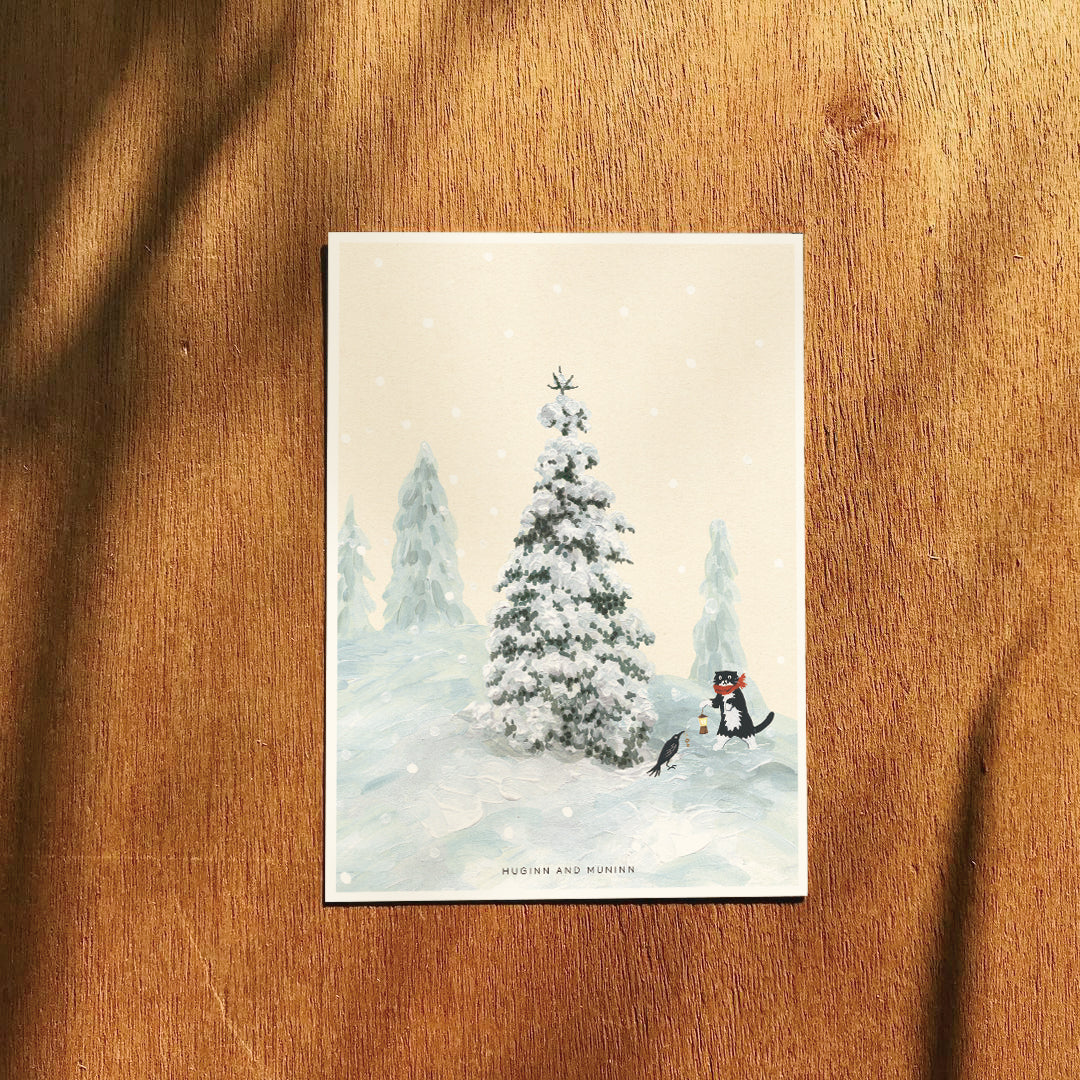 [ Huginn&Muninn ] Postcard - Snowy day