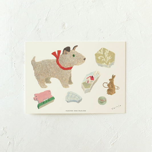 [ Huginn&Muninn ] Postcard - Vintage market
