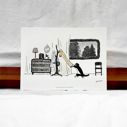 [ Huginn&Muninn ] Postcard - Muffler