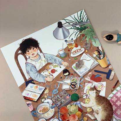 [ yoovora ] Postcard - What¡¯s on the Desk?