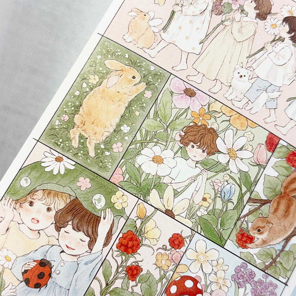 [ yoovora ] Sticker - Children of Flowers and Spring