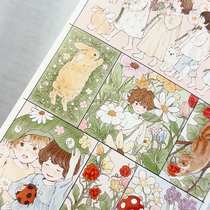 [ yoovora ] Sticker - Children of Flowers and Spring