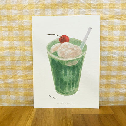 [ Huginn&Muninn ] Postcard - Melon soda