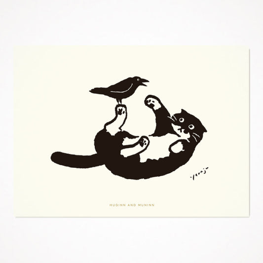 [ Huginn&Muninn ] Postcard - Playful Mo