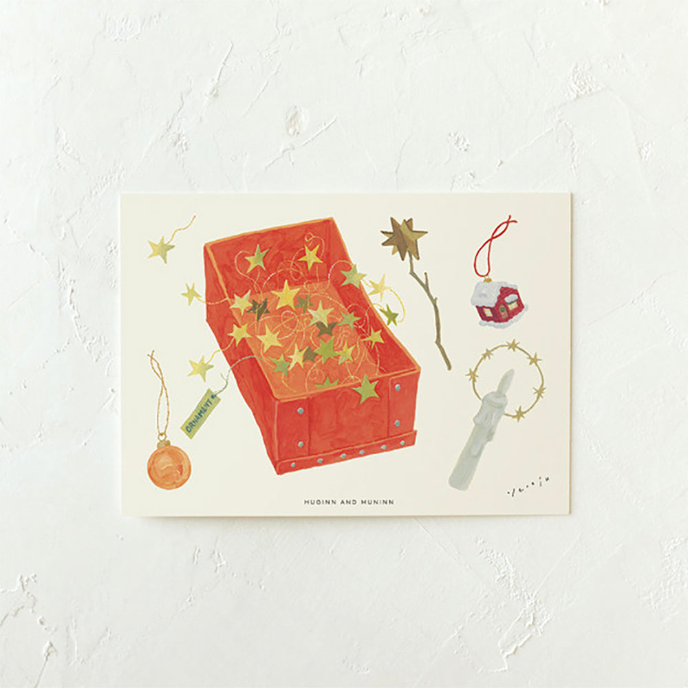 [ Huginn&Muninn ] Postcard - Ornament02