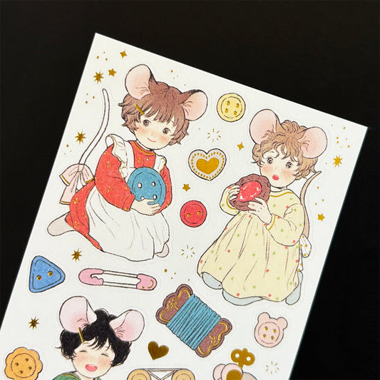 [ yoovora ] Sticker - Various Buttons