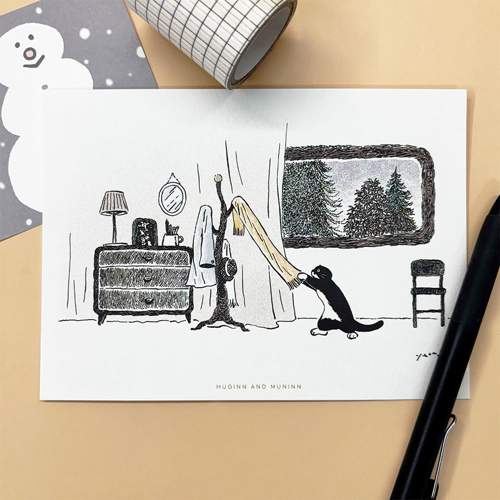 [ Huginn&Muninn ] Postcard - Muffler