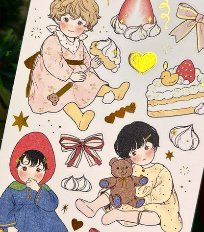 [ yoovora ] Sticker - Night of the Strawberry Fairies