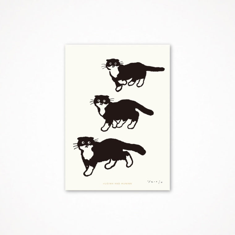 [ Huginn&Muninn ] Postcard - Modaeri03