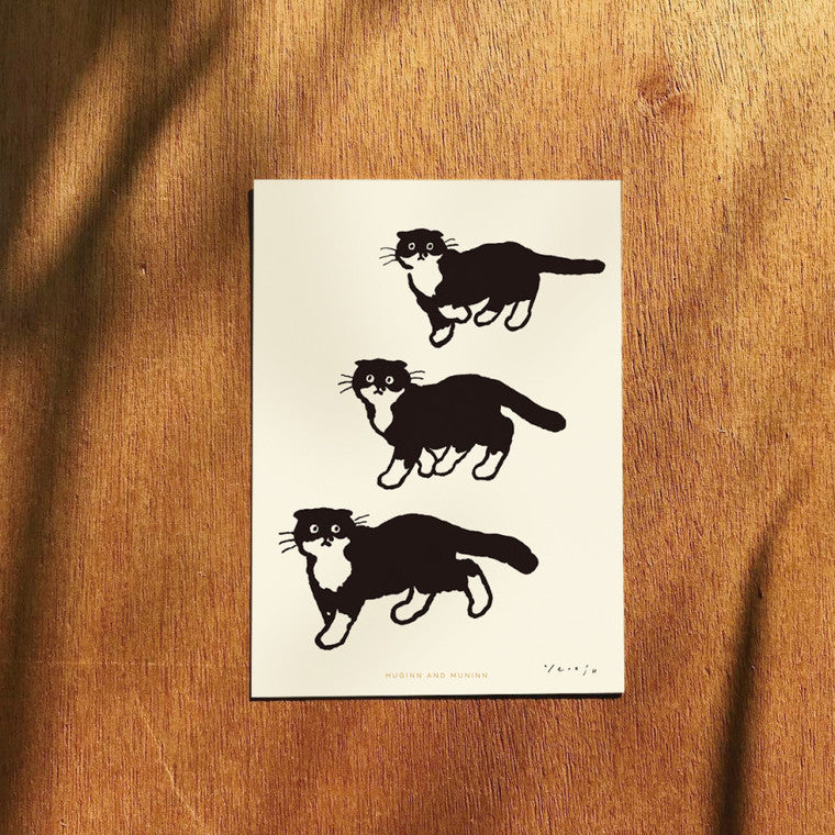 [ Huginn&Muninn ] Postcard - Modaeri03