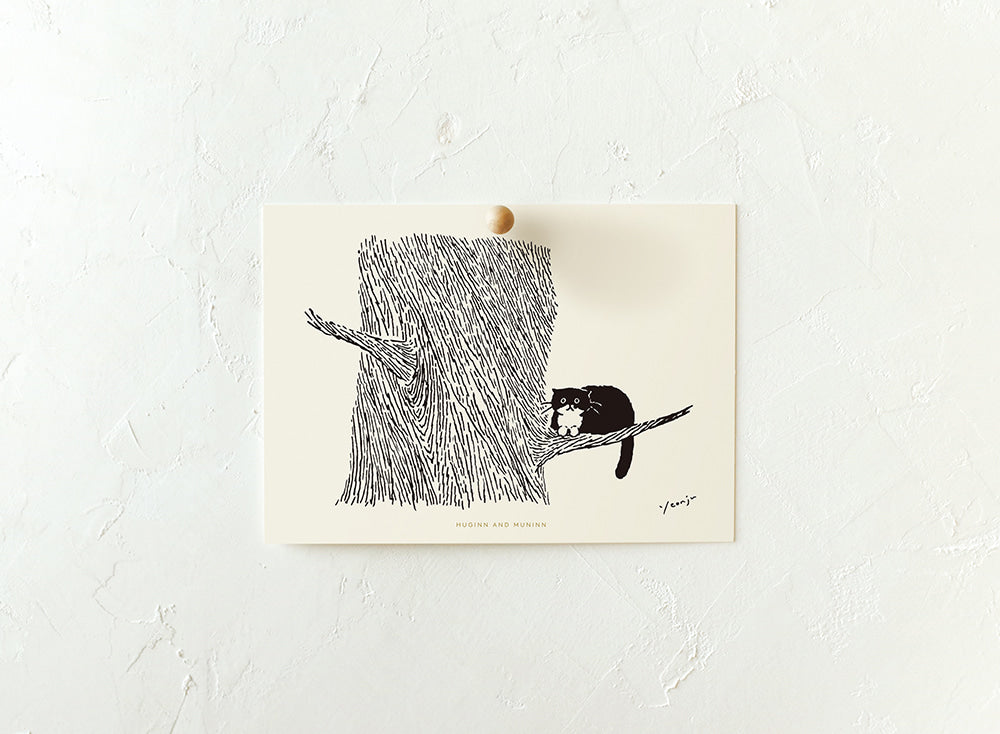 [ Huginn&Muninn ] Postcard - Mo on the Tree