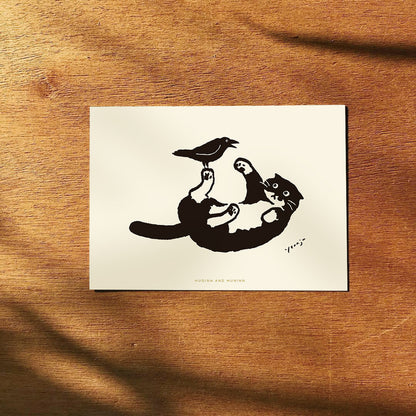 [ Huginn&Muninn ] Postcard - Playful Mo