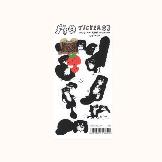 [ Huginn&Muninn ] Sticker - Moticker ver.3