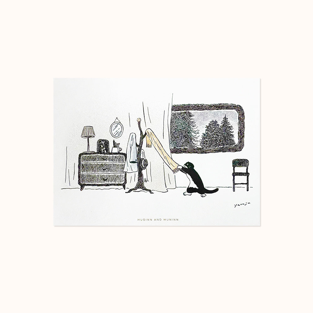 [ Huginn&Muninn ] Postcard - Muffler