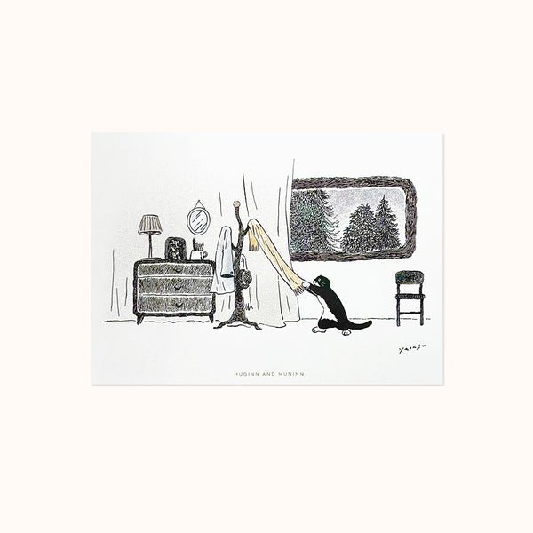 [ Huginn&Muninn ] Postcard - Muffler