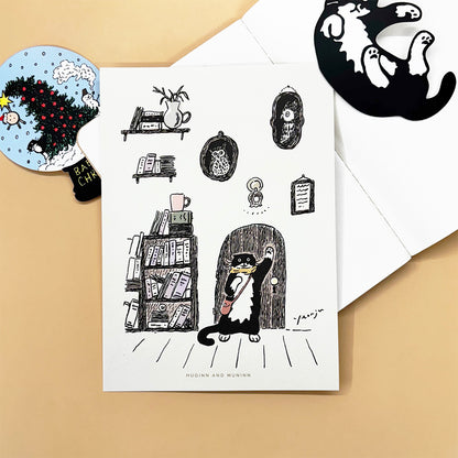 [ Huginn&Muninn ] Postcard - Bye Bye