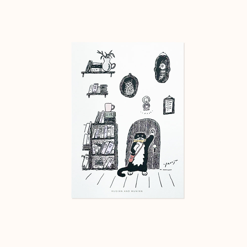 [ Huginn&Muninn ] Postcard - Bye Bye