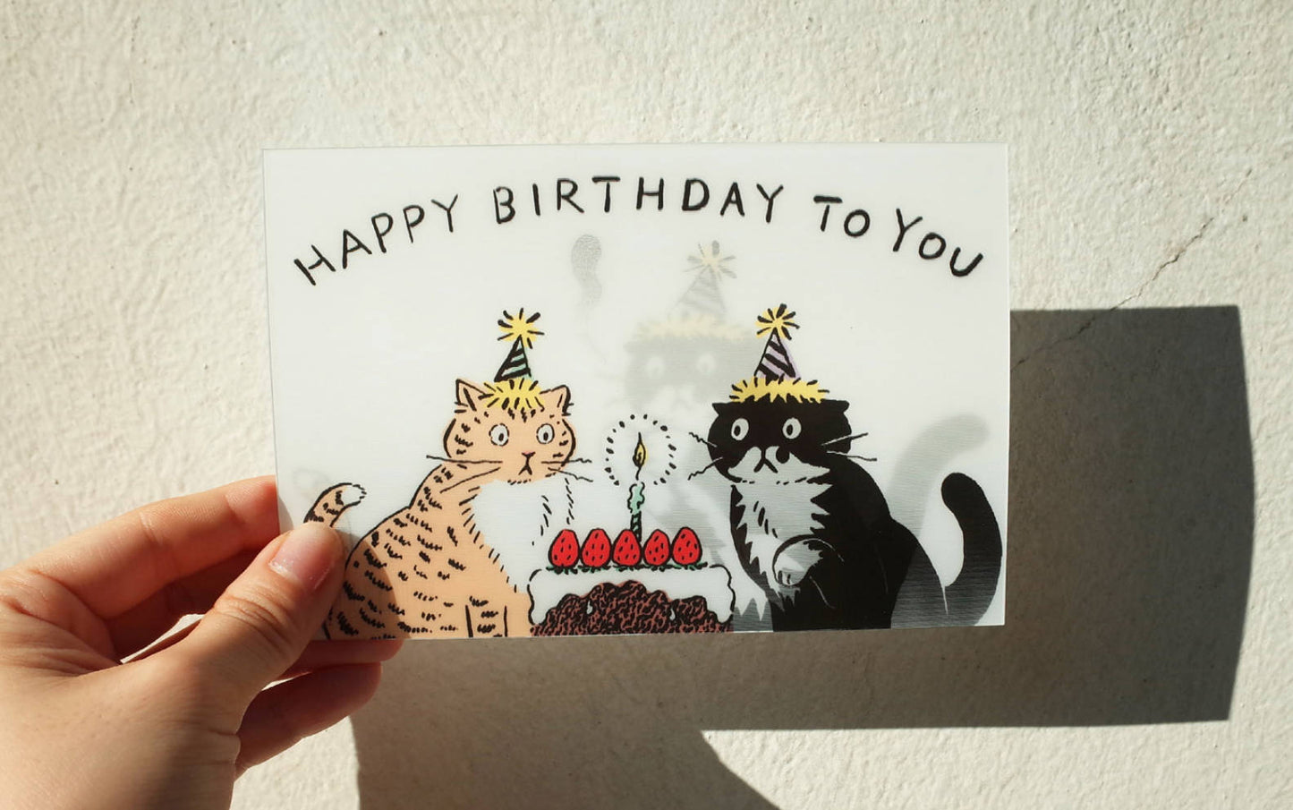 [ Huginn&Muninn ] Lenticular Postcard - HBD