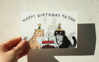 [ Huginn&Muninn ] Lenticular Postcard - HBD