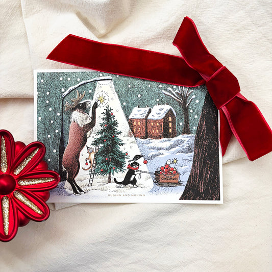 [ Huginn&Muninn ] Postcard - Winter Village
