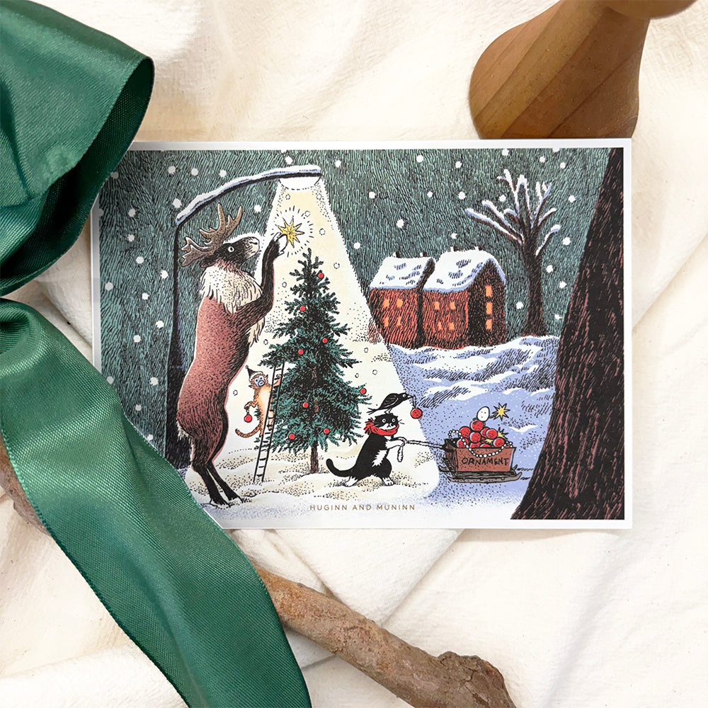 [ Huginn&Muninn ] Postcard - Winter Village