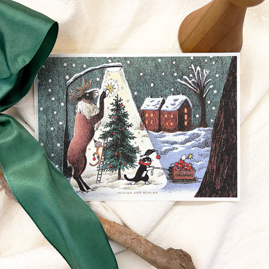 [ Huginn&Muninn ] Postcard - Winter Village