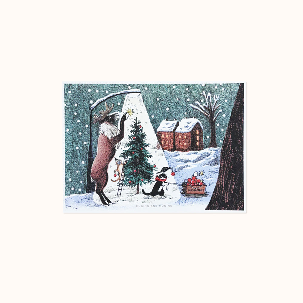 [ Huginn&Muninn ] Postcard - Winter Village