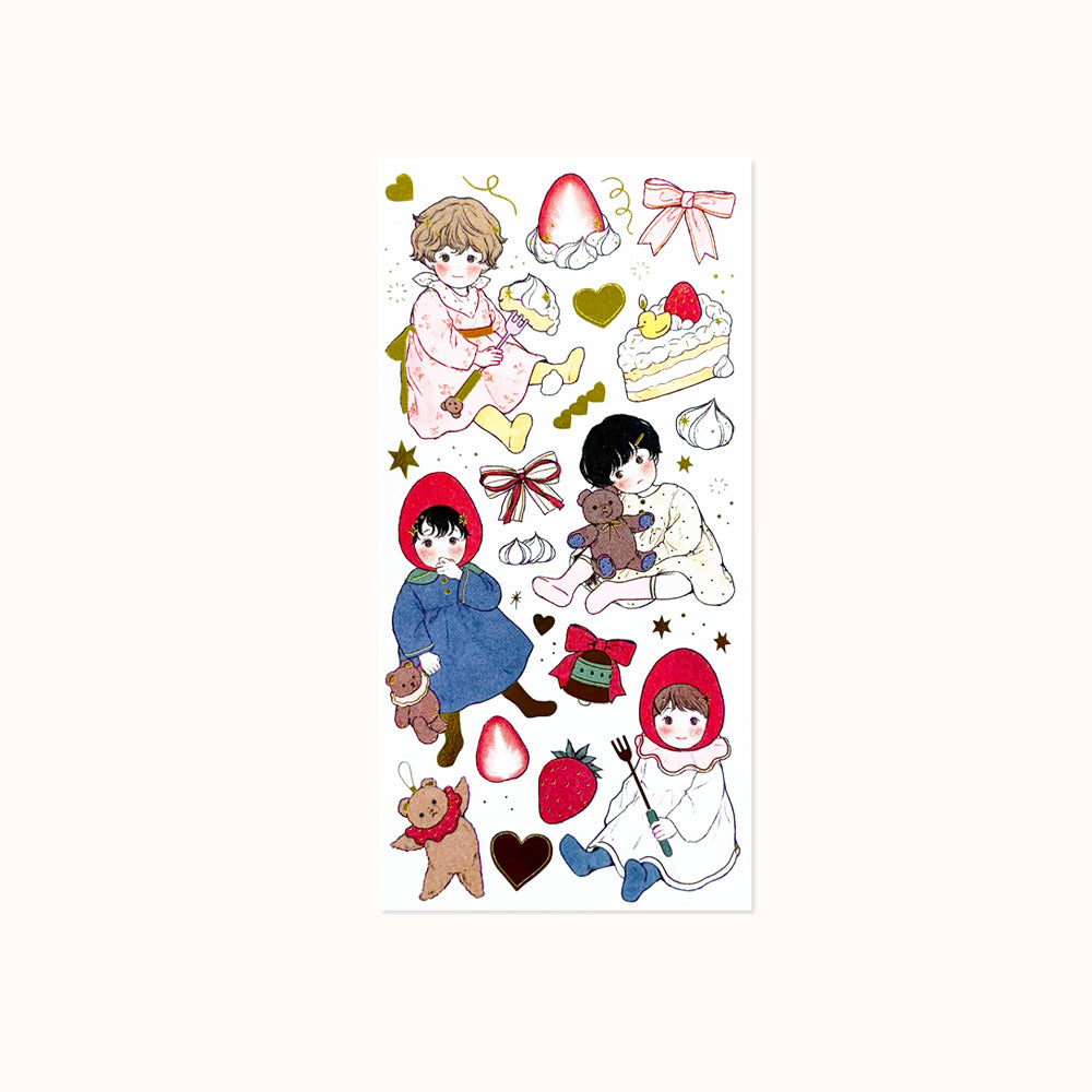 [ yoovora ] Sticker - Night of the Strawberry Fairies