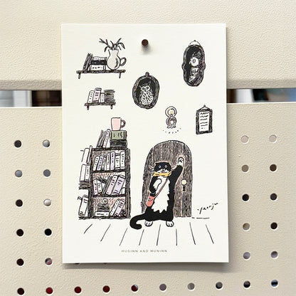[ Huginn&Muninn ] Postcard - Bye Bye