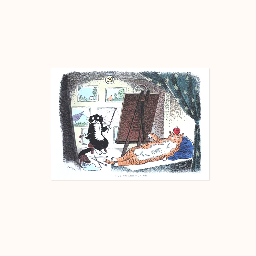 [ Huginn&Muninn ] Postcard - Artist Mo