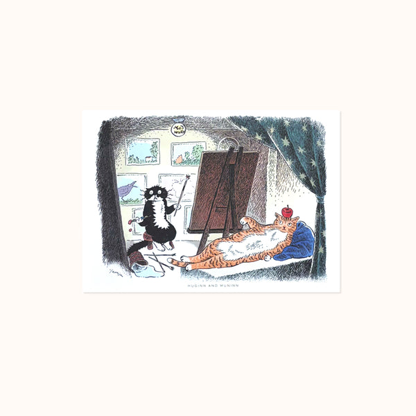 [ Huginn&Muninn ] Postcard - Artist Mo