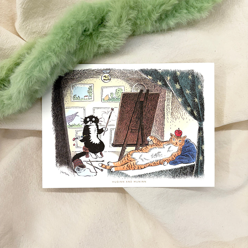 [ Huginn&Muninn ] Postcard - Artist Mo