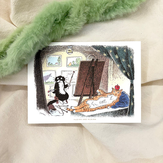 [ Huginn&Muninn ] Postcard - Artist Mo