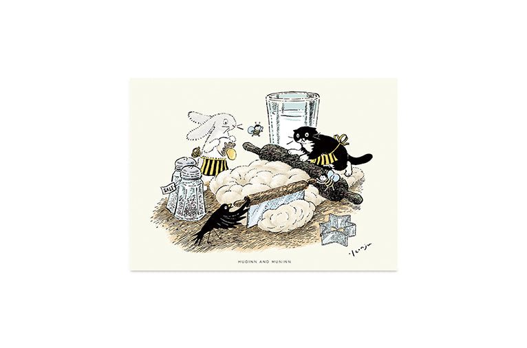 [ Huginn&Muninn ] Postcard - Baking