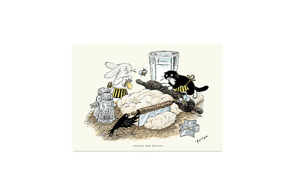 [ Huginn&Muninn ] Postcard - Baking