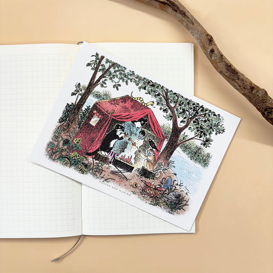 [ Huginn&Muninn ] Postcard - Camping
