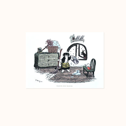[ Huginn&Muninn ] Postcard - Clean up
