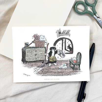 [ Huginn&Muninn ] Postcard - Clean up