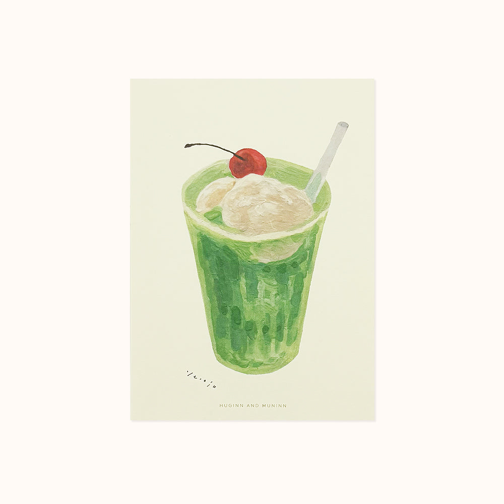 [ Huginn&Muninn ] Postcard - Melon soda