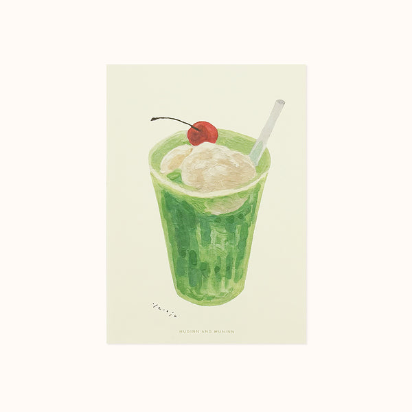 [ Huginn&Muninn ] Postcard - Melon soda