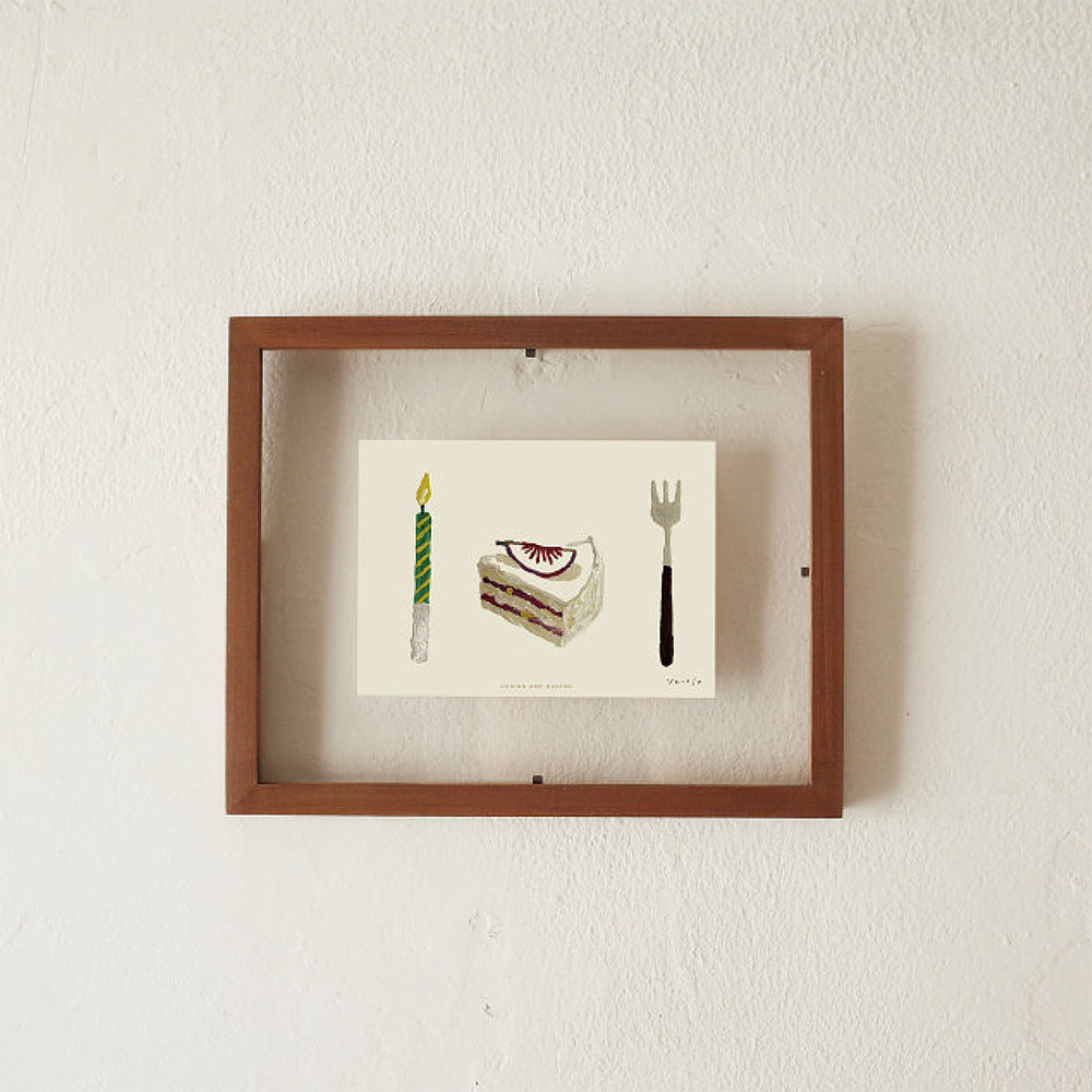 [ Huginn&Muninn ] Postcard - Fig cake