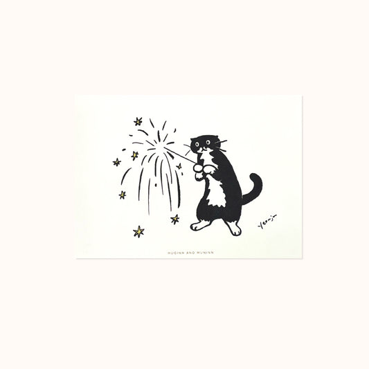 [ Huginn&Muninn ] Postcard - Fireworks